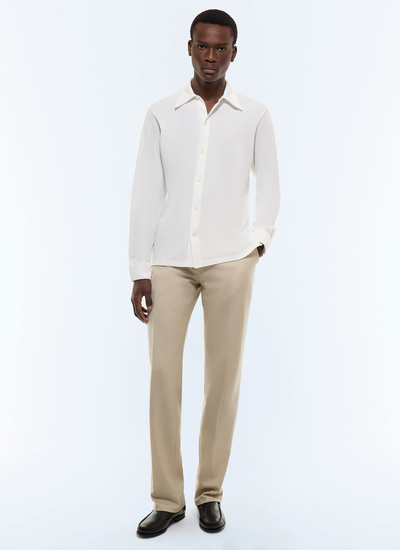 Men's white shirt Fursac - H3JLUM-FJ22-A001