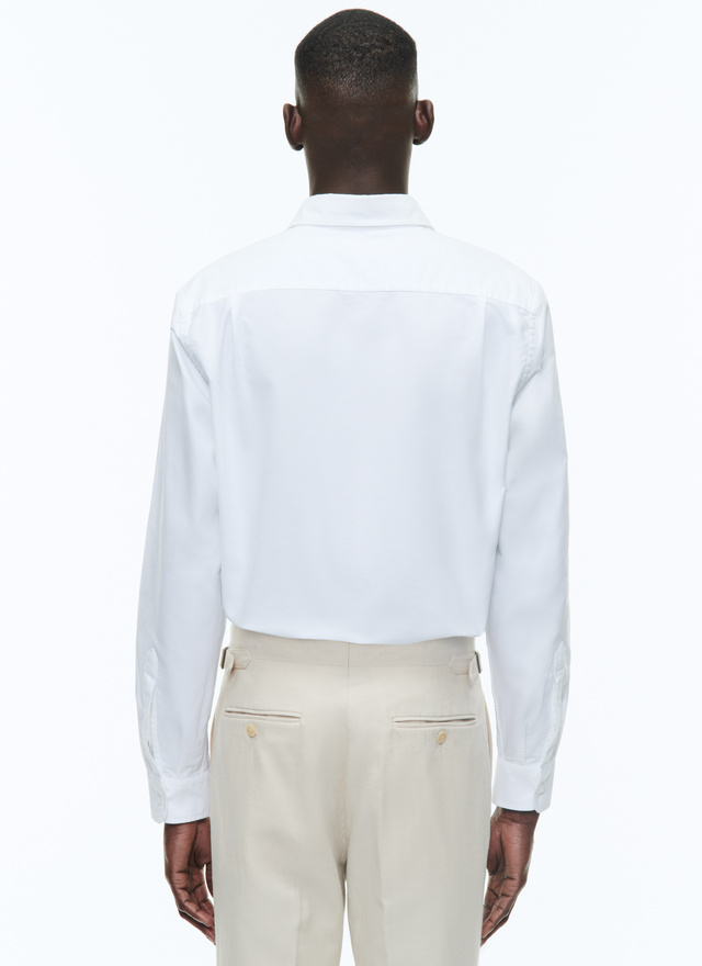 Men's organic cotton oxford shirt Fursac - H3VIBA-DH01-A001