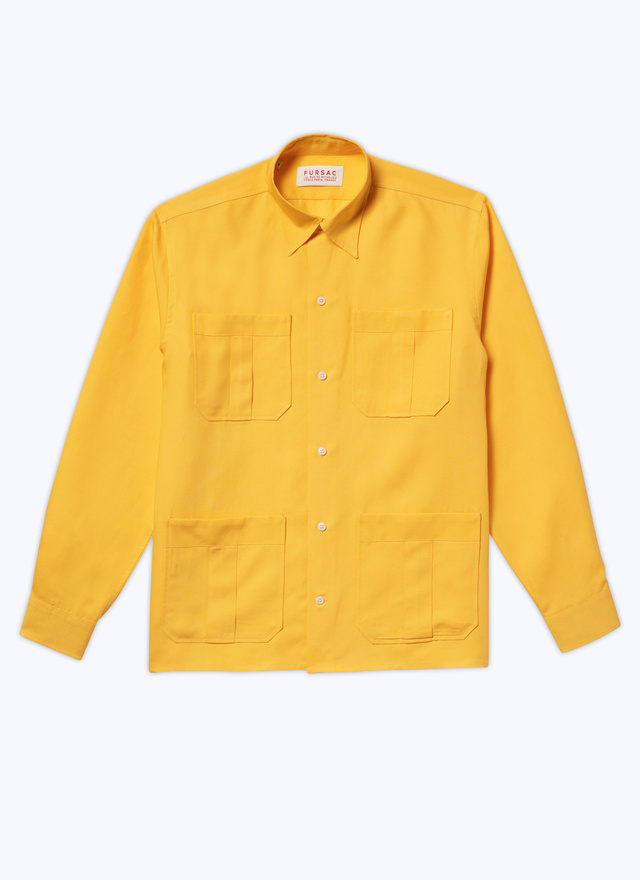 Men's yellow shirt Fursac - 23EH3BRIP-BH17/50
