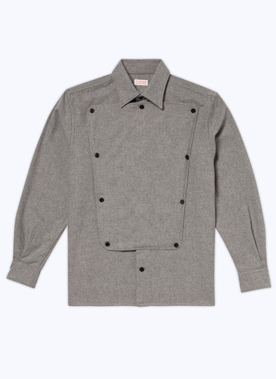 Men's grey shirt Fursac - H3CRIB-CH50-B002