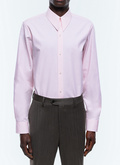 Peak collar shirt in cotton - H3CHIC-DH17-F002