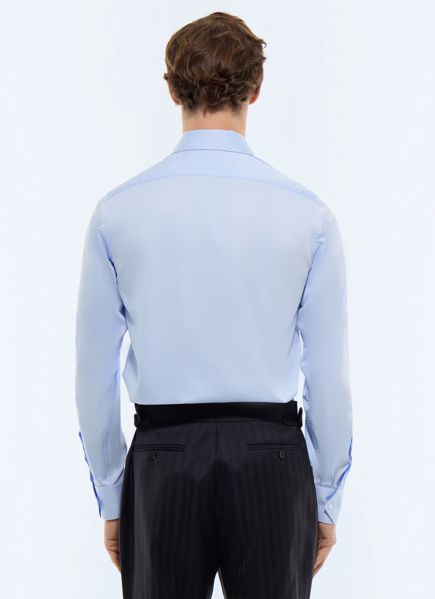 Men's cotton poplin shirt Fursac - H3JORD-JH03-D011