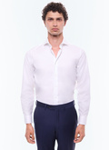 Organic cotton cutaway collar shirt - H3ECUT-E005-01