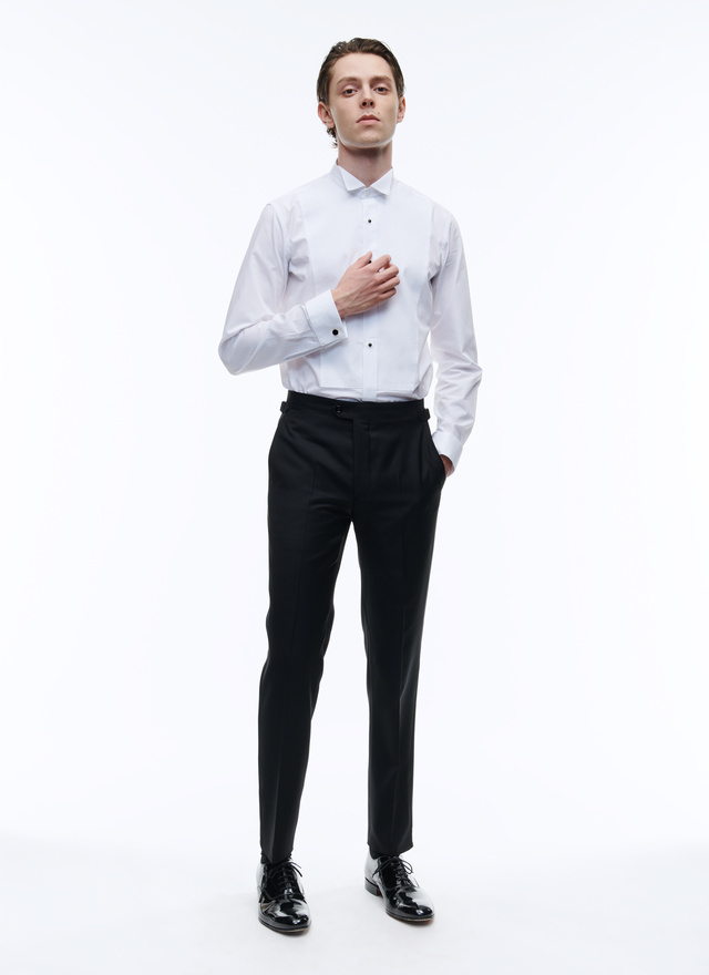 Men's white shirt Fursac - H3ORIA-V002-01