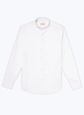 White cotton poplin shirt - H3TIKA-E005-01