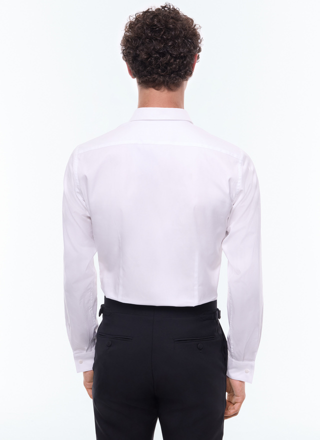 Men's cotton poplin shirt Fursac - H3VODI-E005-01