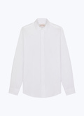 White cotton poplin shirt - H3VODI-E005-01