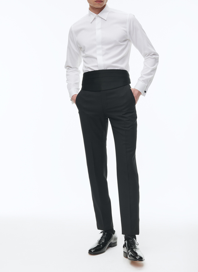 Men's white shirt Fursac - H3VODI-E014-01