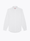 Honeycomb cotton hidden placket shirt - H3VODI-E014-01