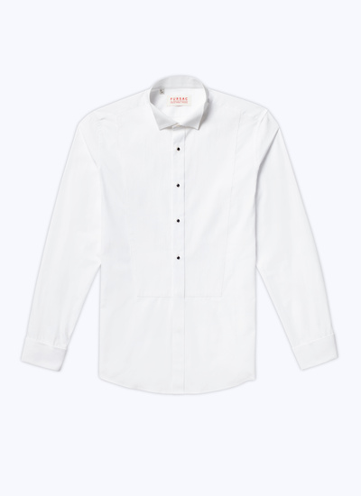 Men's white shirt Fursac - H3VRIA-V002-01