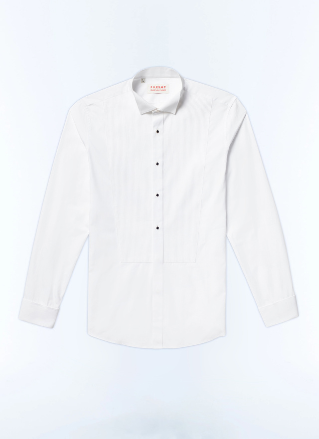 Men's white shirt Fursac - H3VRIA-V002-01