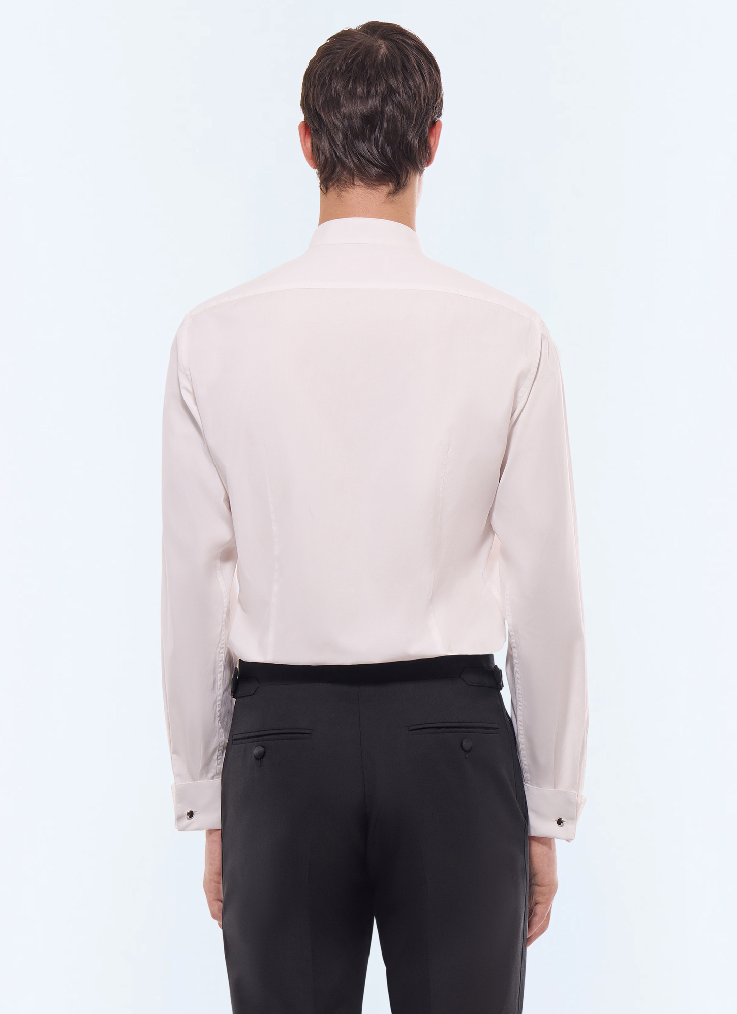 Men's cotton poplin shirt Fursac - H3VRIA-V002-01