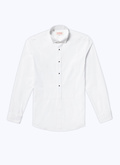 Organic cotton poplin tuxedo shirt - H3VRIA-VH62-01