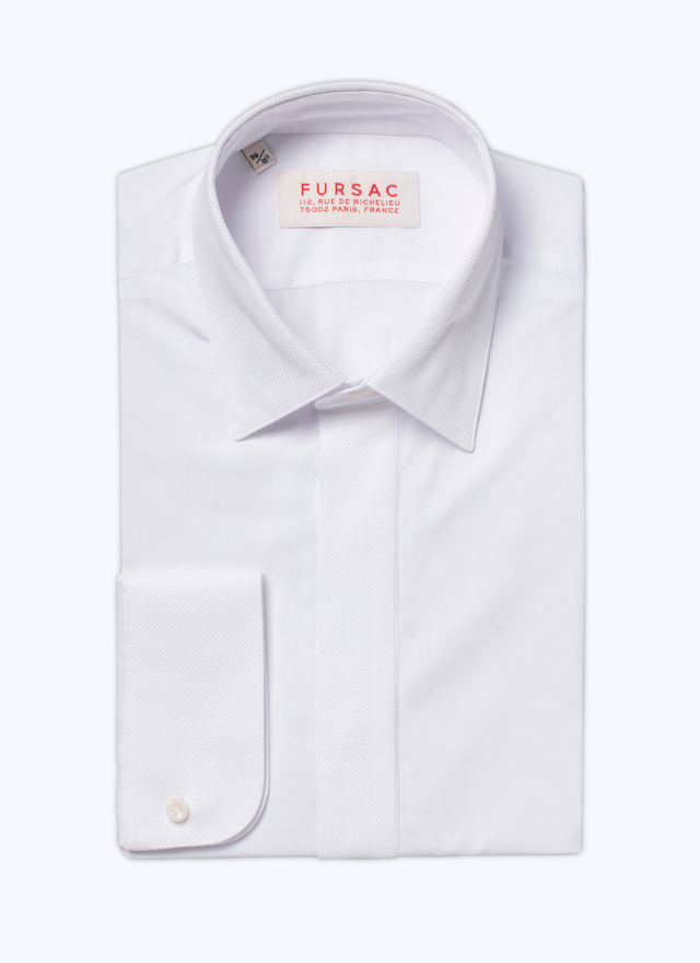 Men's white shirt Fursac - H3VRIF-E020-01