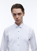 Cotton poplin tuxedo shirt - PERH3VRIA-VH62/01