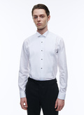 Cotton poplin tuxedo shirt - PERH3VRIA-VH62/01