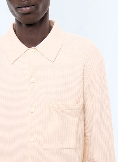 Men's ecru shirt Fursac - A2LCHE-LA02-A002