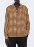 Viscose tie-print shirt - H3LNOT-LH05-A011
