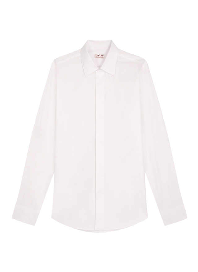 Men's white shirt Fursac - H3LODI-E005-01