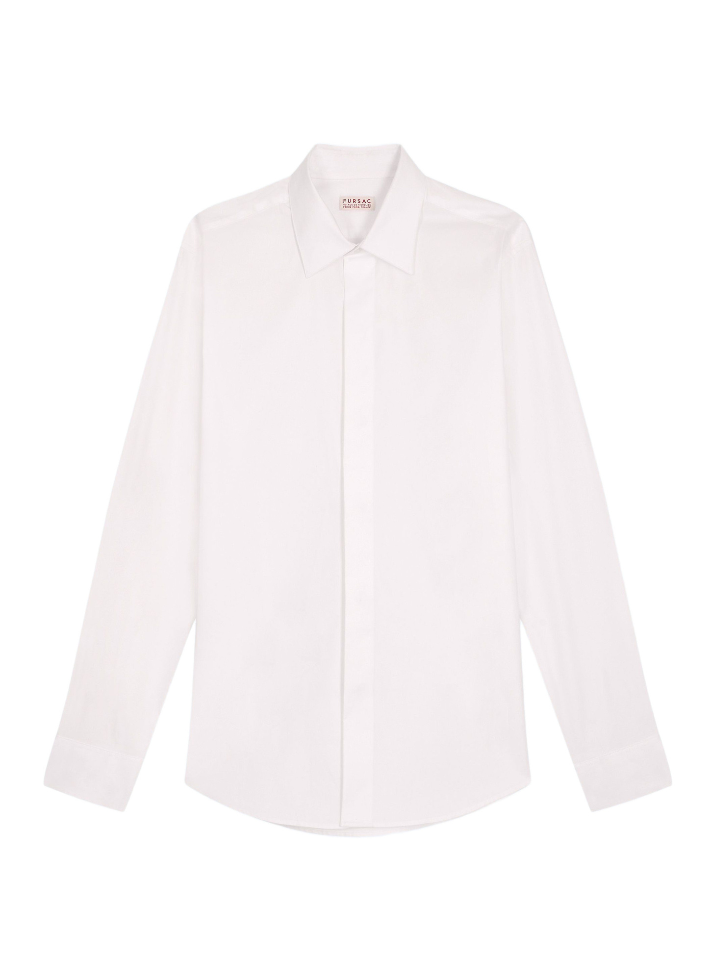 Men's white shirt Fursac - H3LODI-E005-01