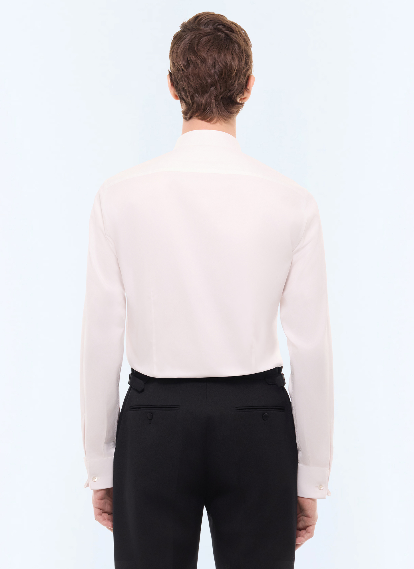 Men's main fabric: 100% cotton shirt Fursac - H3LRIA-LH15-A001
