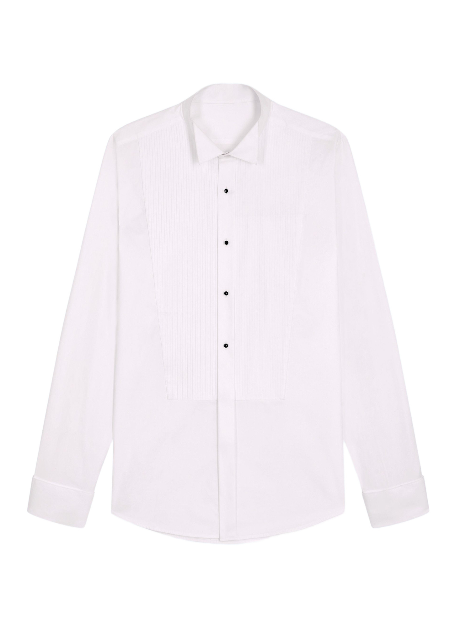 Men's white, ecru main fabric: 100% cotton shirt Fursac - H3LRIA-LH15-A001