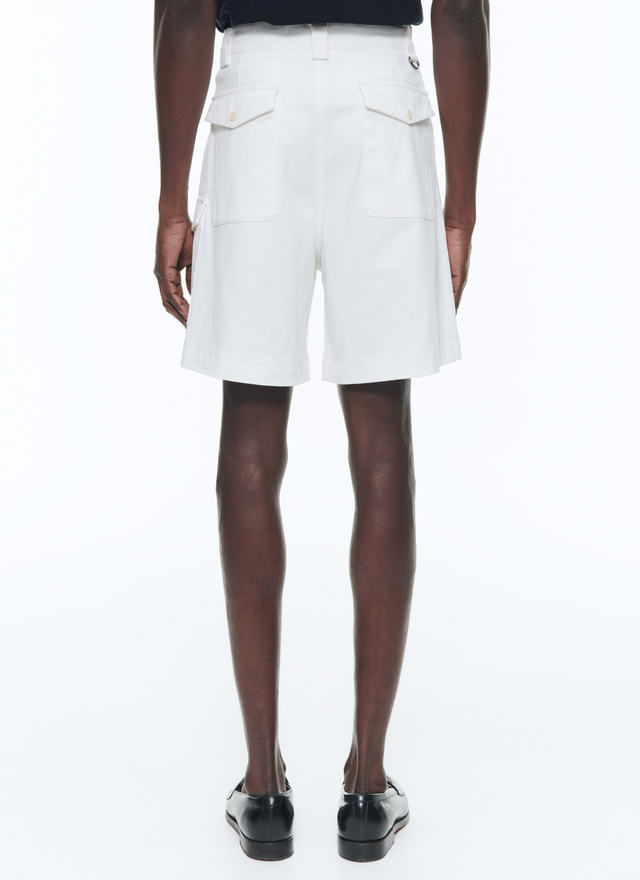 Short blanc homme Fursac - P3DASY-BP11-A001