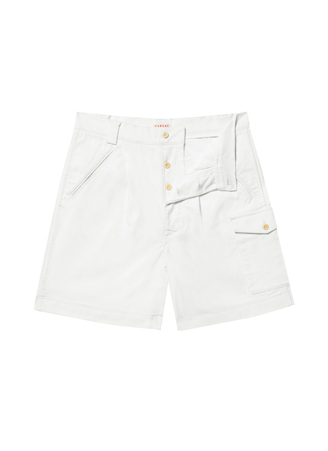 Short homme toile de coton Fursac - P3DASY-BP11-A001