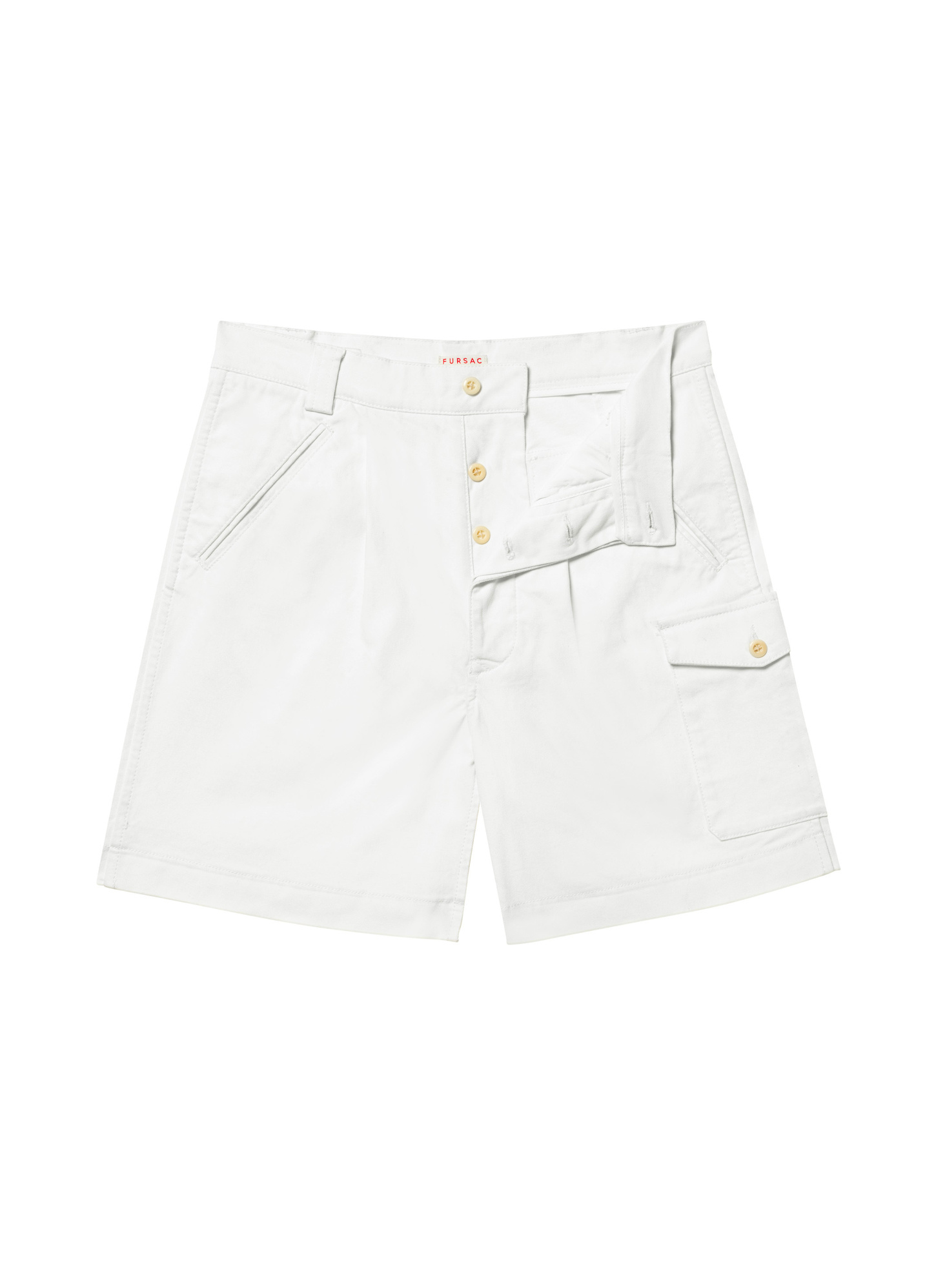 Short homme toile de coton Fursac - P3DASY-BP11-A001