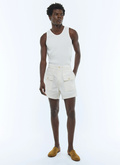 Short en toile de coton - P3FLYN-FP09-A001