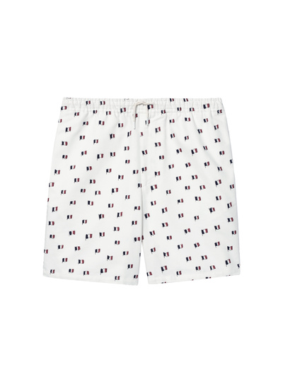 Short blanc homme serge de coton Fursac - P3DAJA-DX10-A005