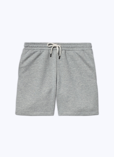 Short gris homme jersey de coton Fursac - P3BEBO-BJ18-29