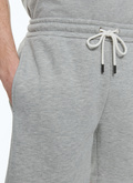 Short gris en jersey de coton - P3BEBO-BJ18-29