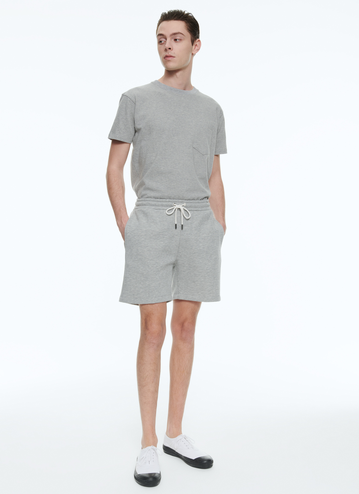 Short gris homme Fursac - P3BEBO-BJ18-29