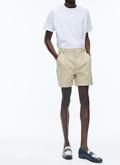 Cotton canvas bermuda shorts - P3DOMA-BP11-06