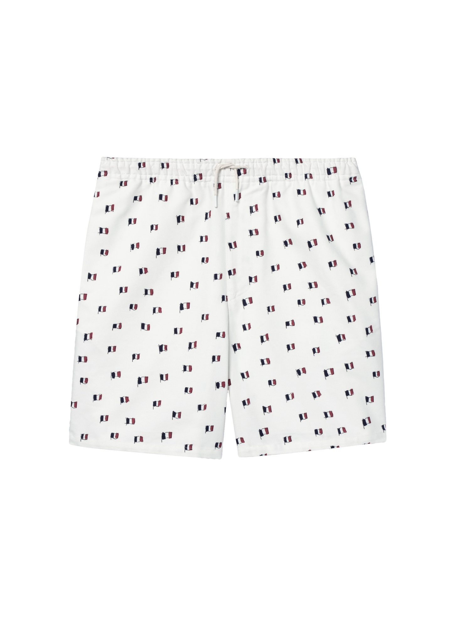 Men's white, ecru cotton serge short Fursac - P3DAJA-DX10-A005