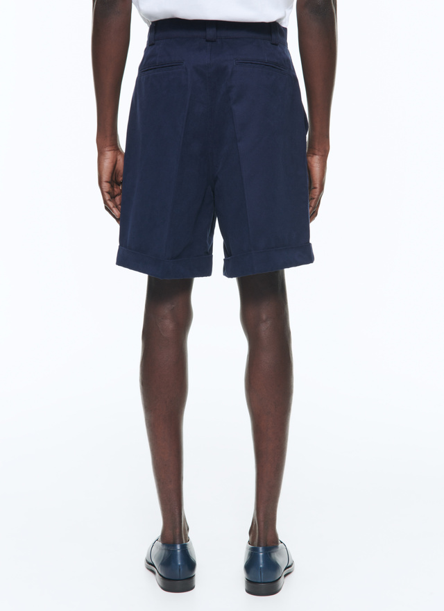 Men's navy blue short Fursac - P3DOMA-BP11-31