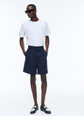 Cotton canvas bermuda shorts - P3DOMA-BP11-31