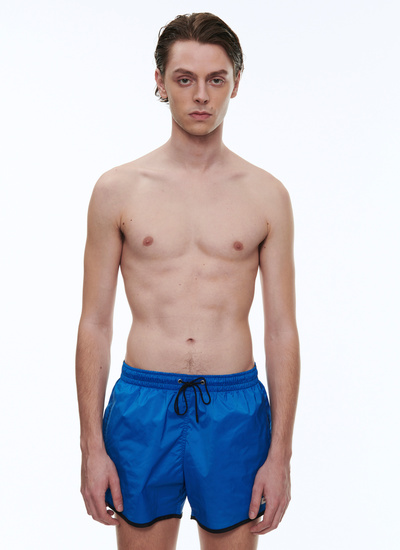 Shorts de bain homme bleu électrique polyester Fursac - 23EP3BABY-BP04/37
