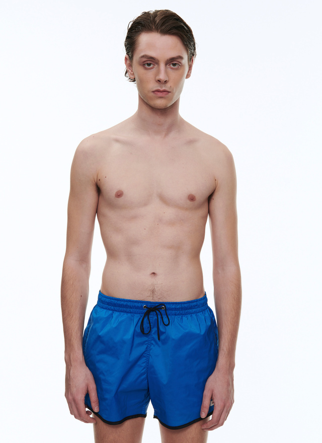 Shorts de bain homme bleu électrique polyester Fursac - 23EP3BABY-BP04/37