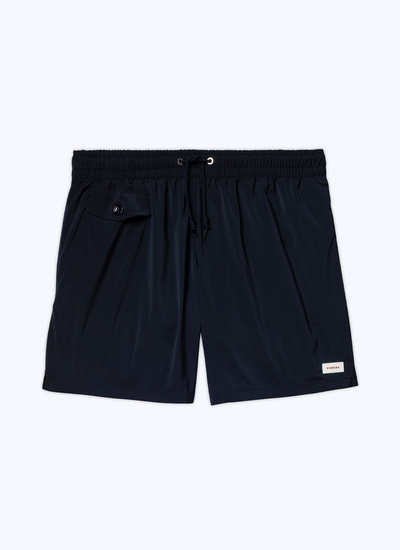 Shorts de bain bleu homme tissu technique antistatique Fursac - P3VAHI-VP10-32