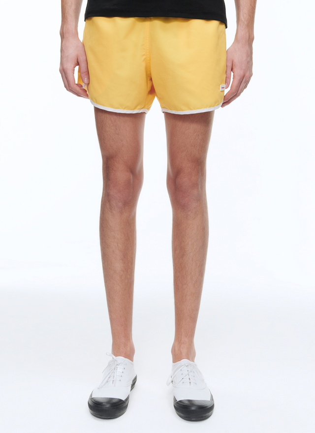 Shorts de bain homme jaune polyester Fursac - P3BABY-BP04-52