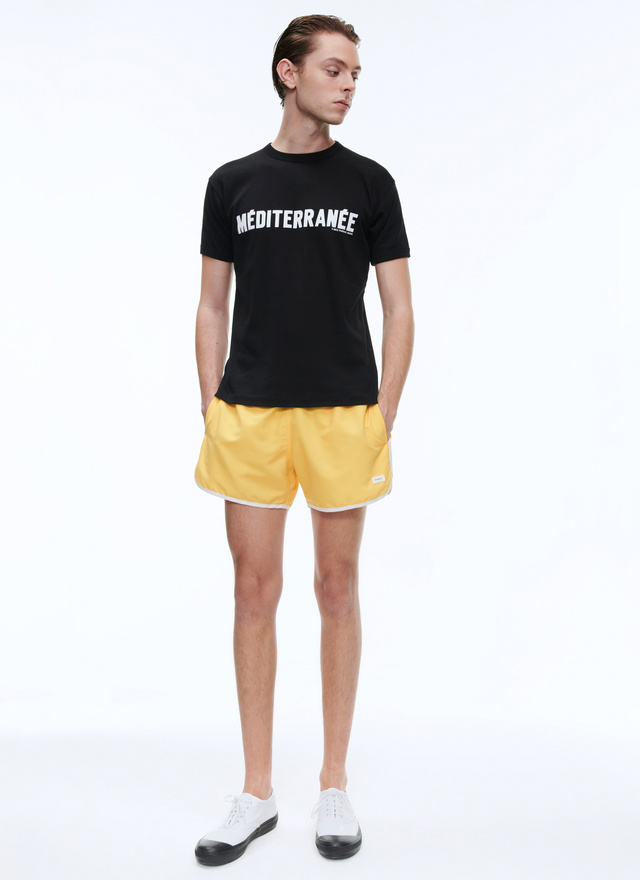 Shorts de bain jaune homme Fursac - P3BABY-BP04-52
