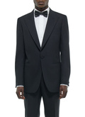 Veste de smoking ajustée à motif damier - V3FLIX-FV09-B020