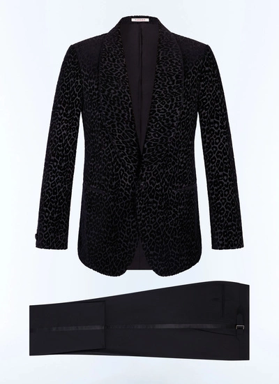 Smoking noir homme velours Fursac - S3JOTA-EV12-B020