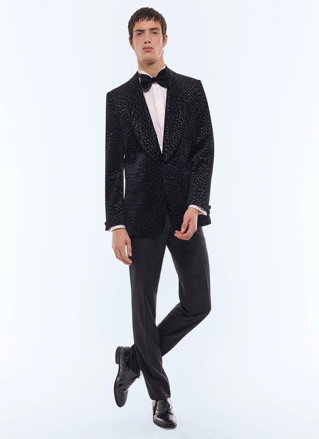 Smoking homme noir velours Fursac - S3JOTA-EV12-B020