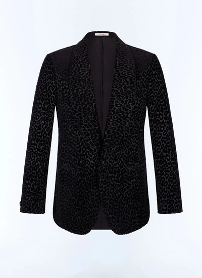 Smoking noir homme velours Fursac - V3JOTA-EV12-B020