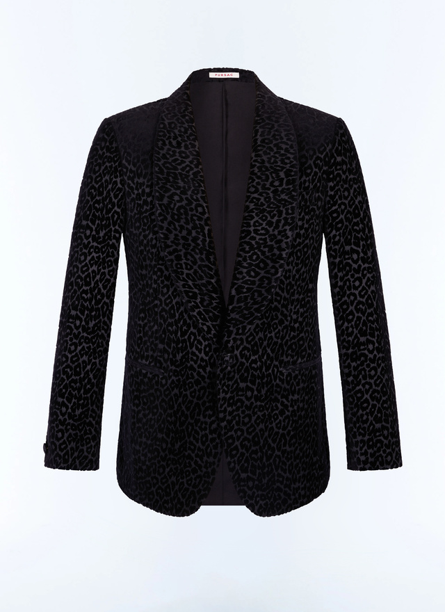 Smoking noir homme velours Fursac - V3JOTA-EV12-B020