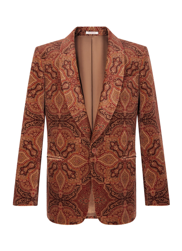 Smoking homme velours Fursac - V3FERT-CC55-G004