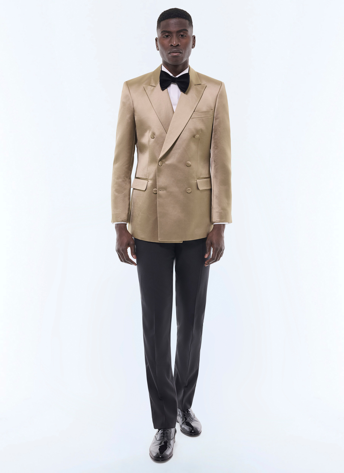 Smoking homme bronze toile satinée Fursac - S3FSMO-GX06-E009